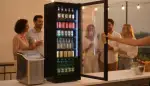 Eiswürfelautomat mit Kühlfach: Immer frische Würfel