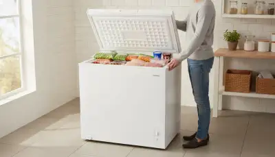 Comfee 198L Gefriertruhe: Das Multitalent für flexible Kühlung und Tiefkühlung