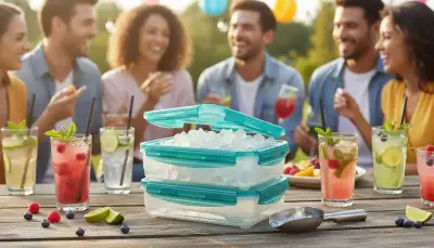 Isolierte Crushed-Ice-Behälter: Kühle Perfektion