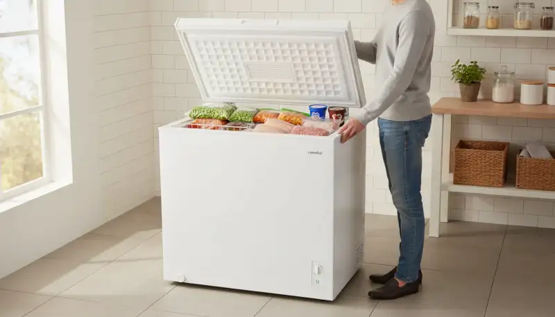 Comfee 198L Gefriertruhe: Das Multitalent für flexible Kühlung und Tiefkühlung