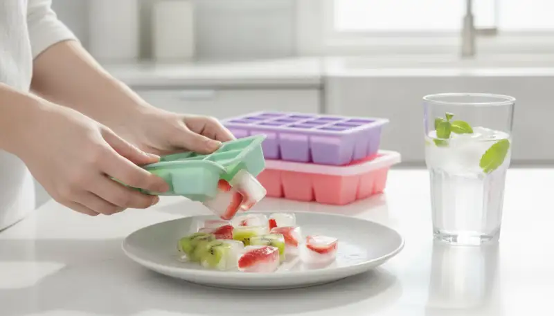Eiswürfelschalen: Material, Form und Funktion