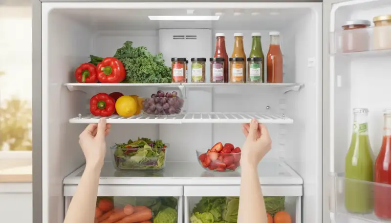 Flexible Ablagen: Platzwunder für den Kühlschrank