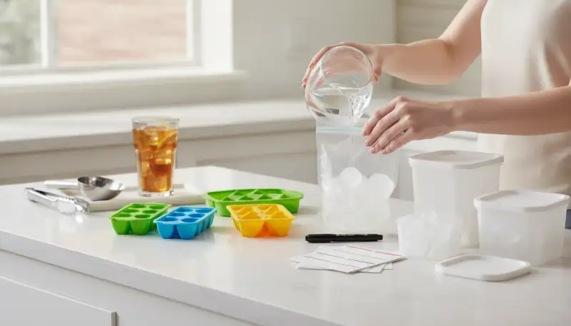 Perfekte Eiswürfel: Beutel statt Maschine?
